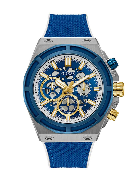 GUESS Gents Watch MASTERPIECE  Blue - GW0713G1