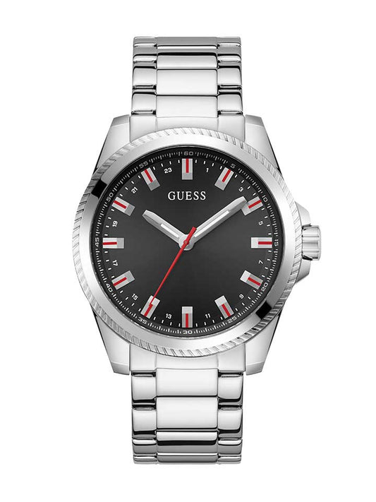 GUESS Gents Watch CHAMP Silver Tone - GW0718G1