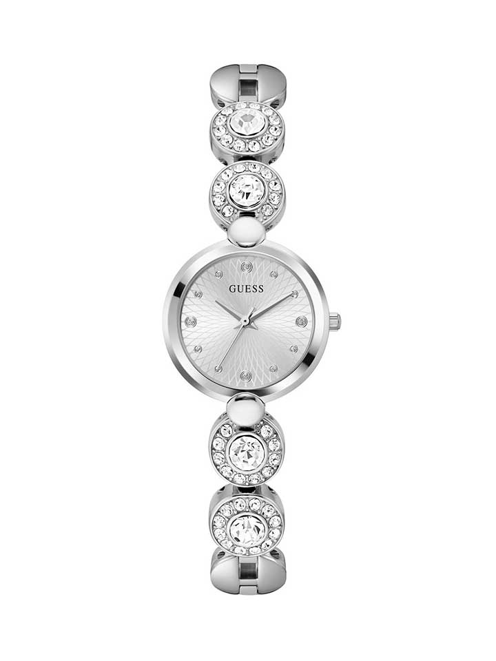 GUESS Ladies Watch STARDOM  SILVER TONE - GW0757L1