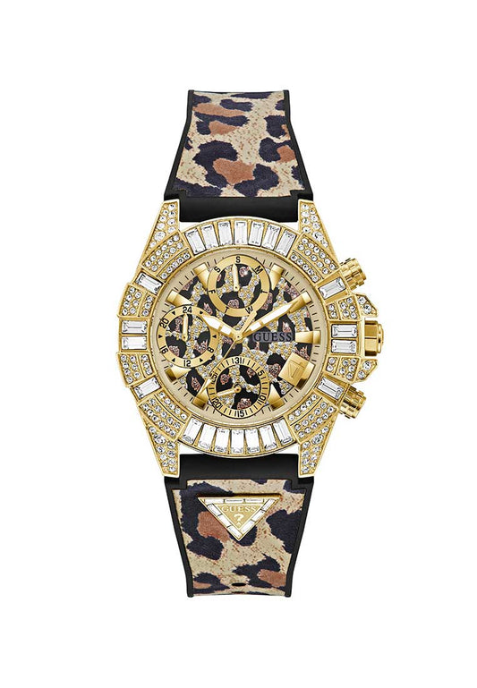 GUESS Ladies Watch ICONIC 40TH Animal Print - GW0814L3