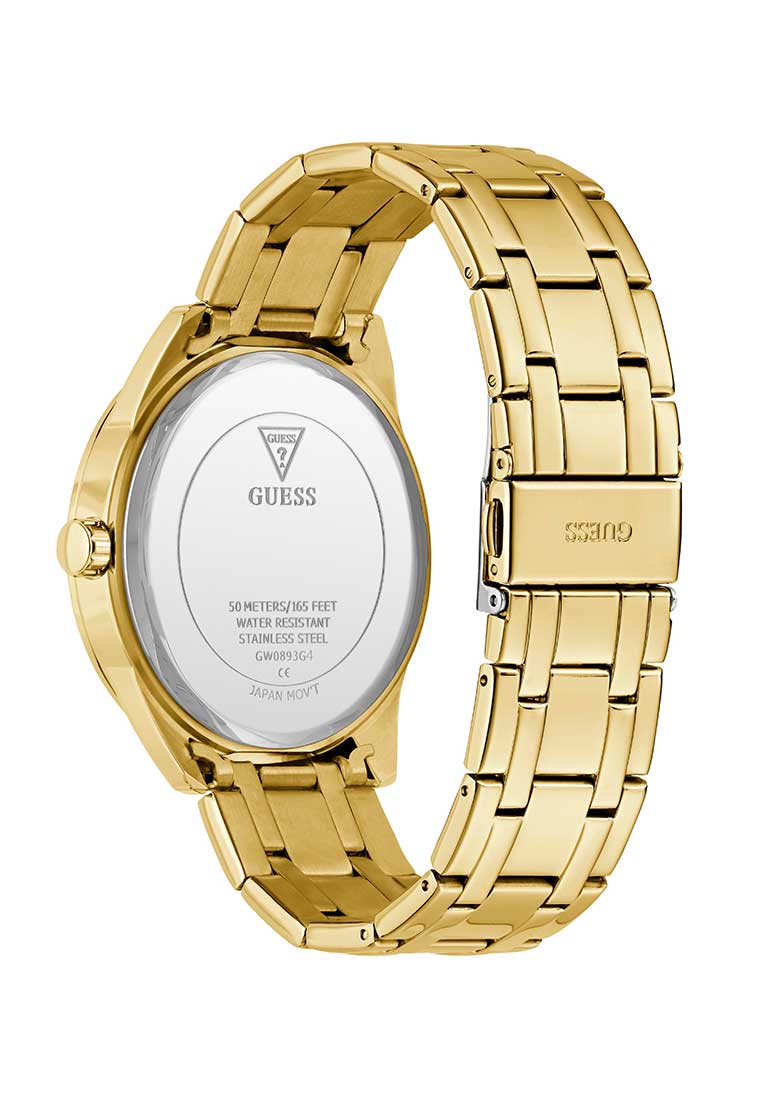 GUESS Gents Watch ELLIOT GOLD TONE - GW0893G4