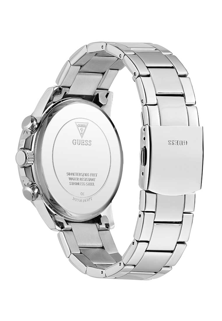 GUESS Gents Watch WALKER SILVER TONE - GW0900G4