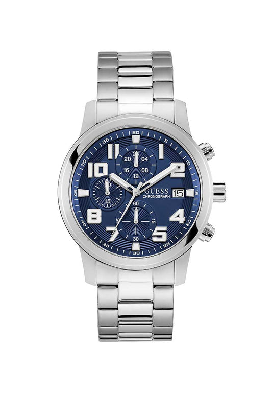 GUESS Gents Watch ATTICUS Silver Tone - GW0917G1