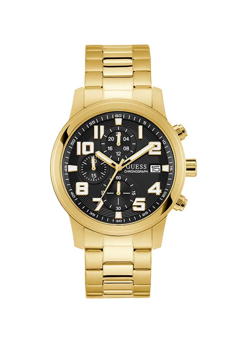 GUESS Gents Watch ATTICUS Gold Tone - GW0917G2