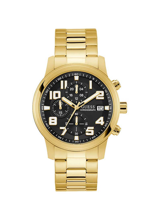 GUESS Gents Watch ATTICUS Gold Tone - GW0917G2