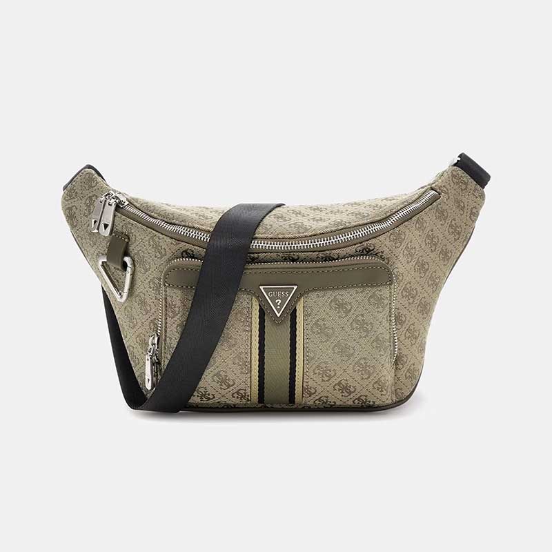 MILANO MAXI BUM BAG WITH FRONT - TAS GUESS ORIGINAL PRIA