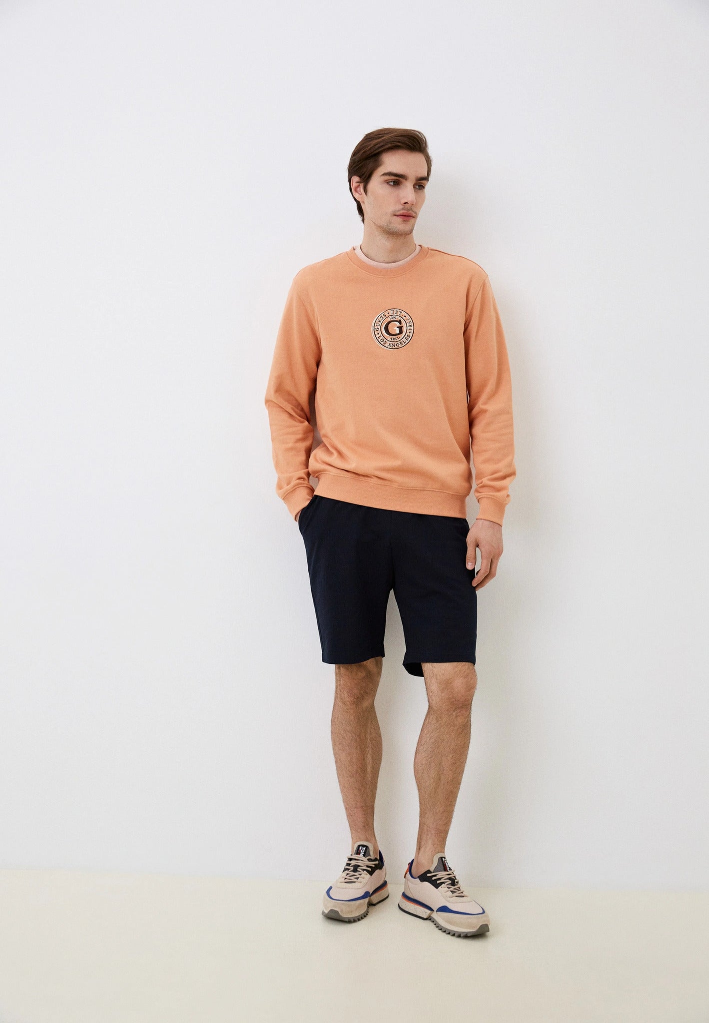 G ROUND LOGO CN SWEATSHIRT - M3YQ11KBPV1