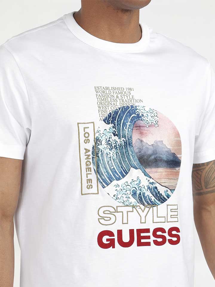 SS CN JAPANESE WAVE TEE - M4YI12I3Z14