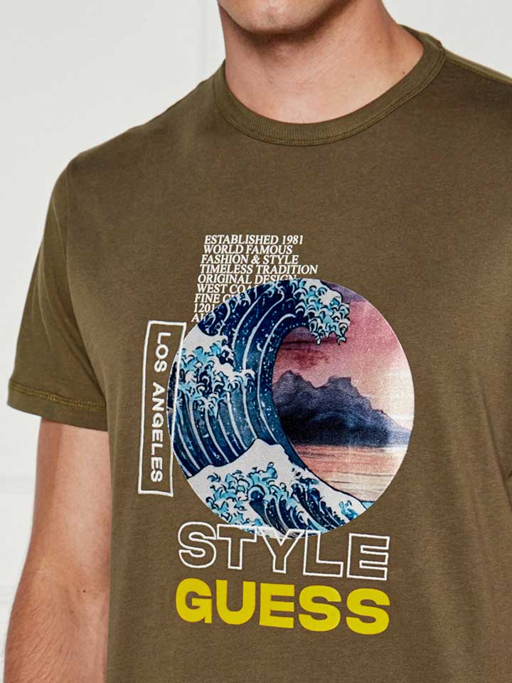 SS CN JAPANESE WAVE TEE - M4YI12I3Z14