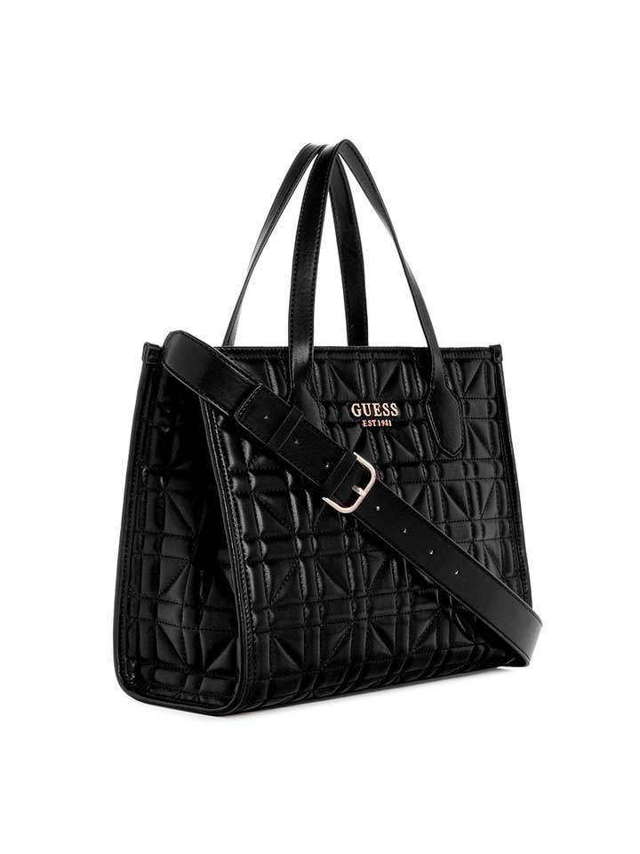 SILVANA 2 COMPARTMENT TOTE - TAS GUESS ORIGINAL WANITA