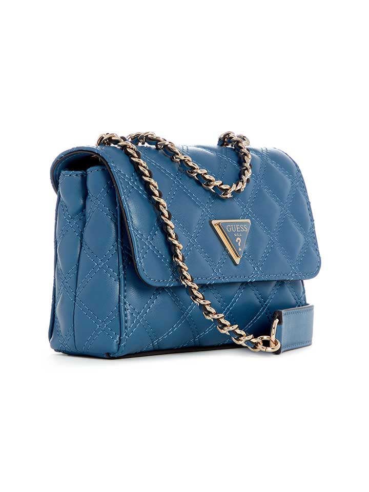 GIULLY MINI COMPARTMENT CONVERTIBLE FLAP TAS GUESS ORIGINAL WANITA