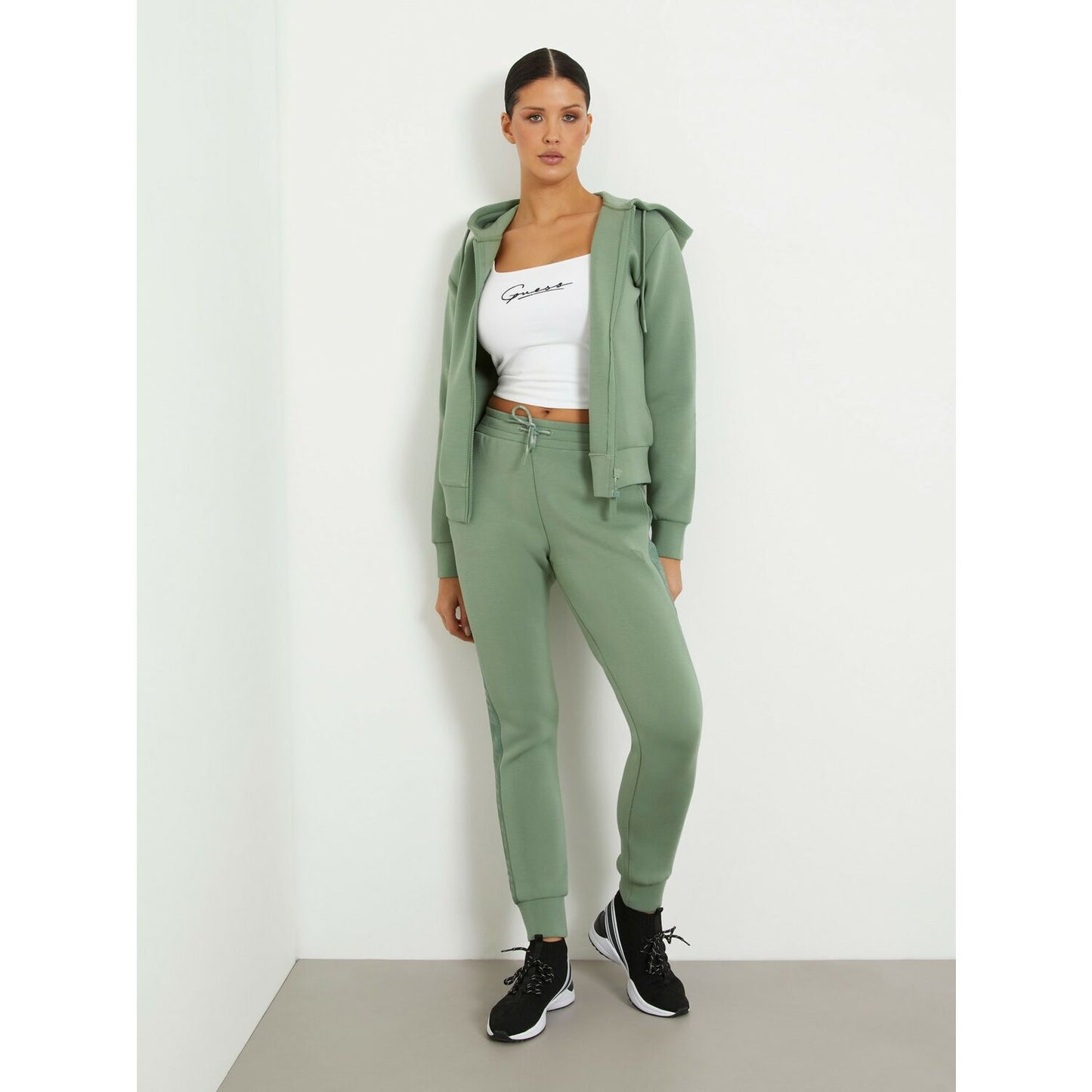 ALLIE SCUBA HOODIE ZIP SWEATSHIRT - V3RQ11K7UW2