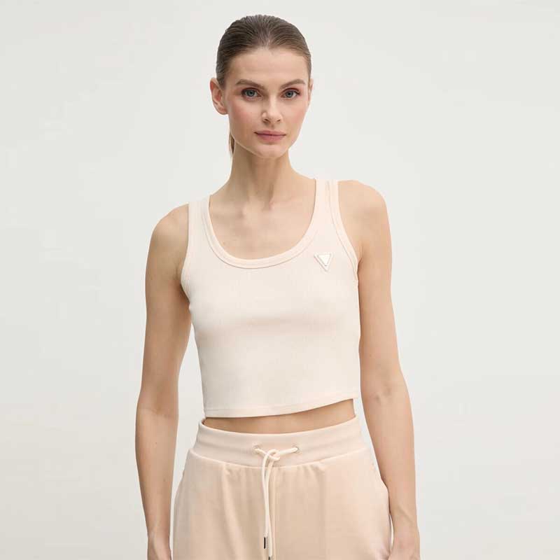 COLETTE RIB CROP TANK - V5RP07K8RT2