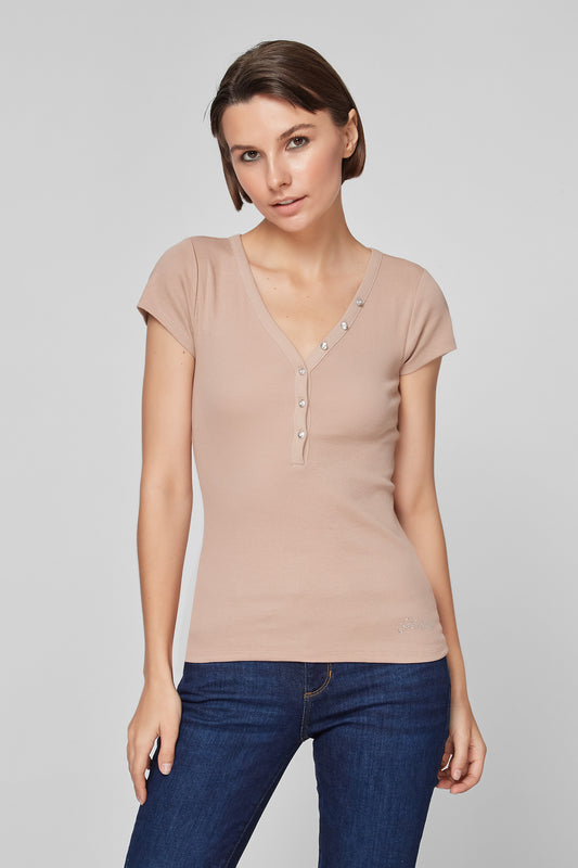 SS VN LOGO HENLEY TEE - W0GI62R9I50