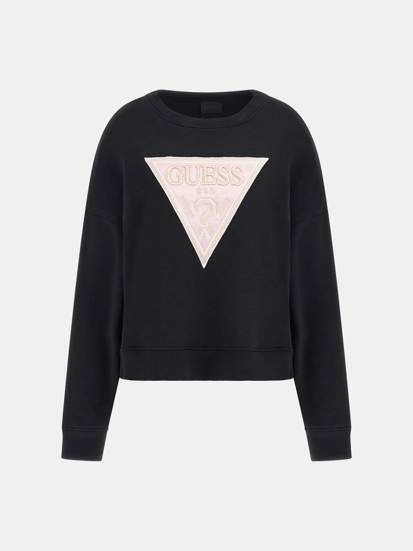 CN LUREX TRIANGLE SWEATSHIRT W3BQ11K9Z21 GUESS