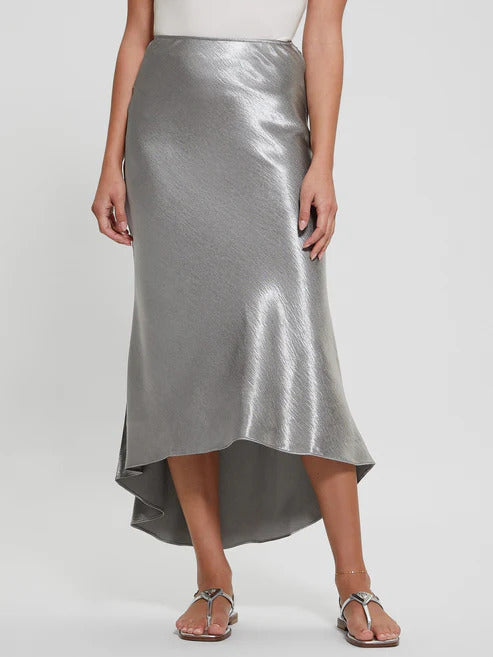 LILYA SATIN MIDI SKIRT - W4BD66WECV2