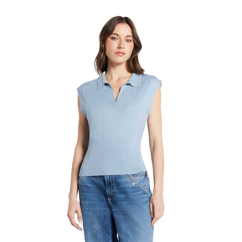 POLO COLLAR RHODE SWEATER - W4BR65Z2YK2