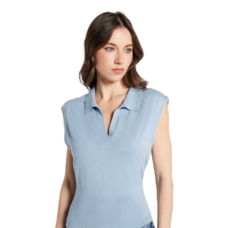 POLO COLLAR RHODE SWEATER - W4BR65Z2YK2