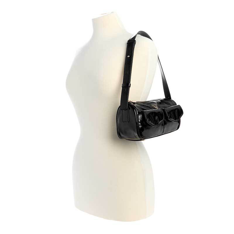 WALDENA SML TOP ZIP SHOULDER BAG - TAS GUESS ORIGINAL WANITA