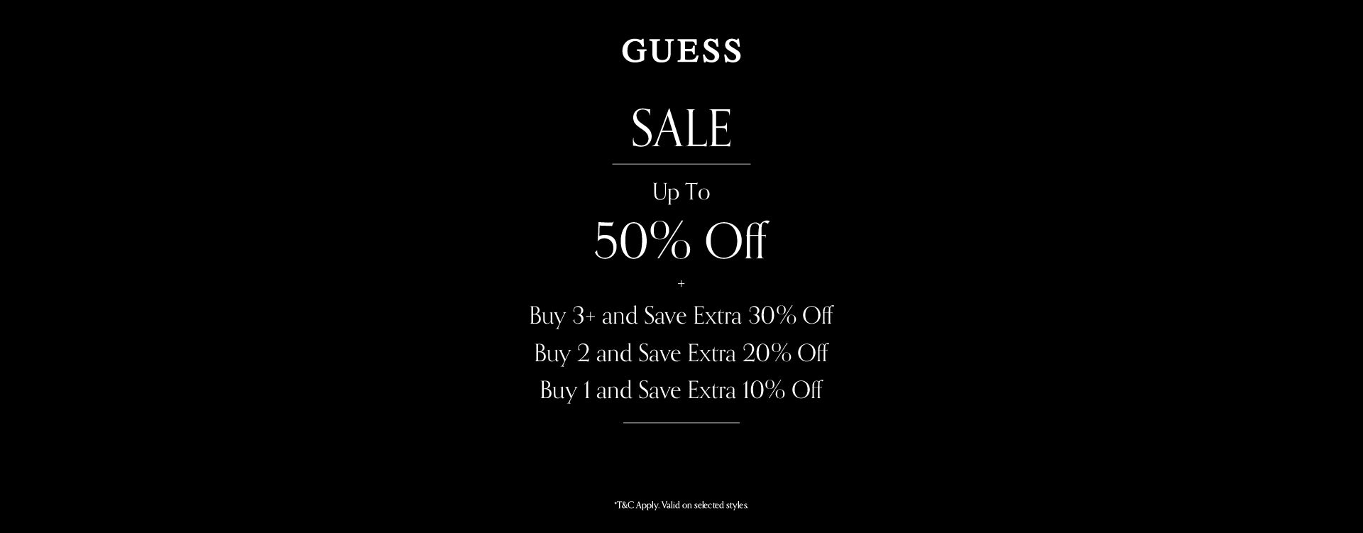 Men's & Women's Apparel Multibuy Promotion