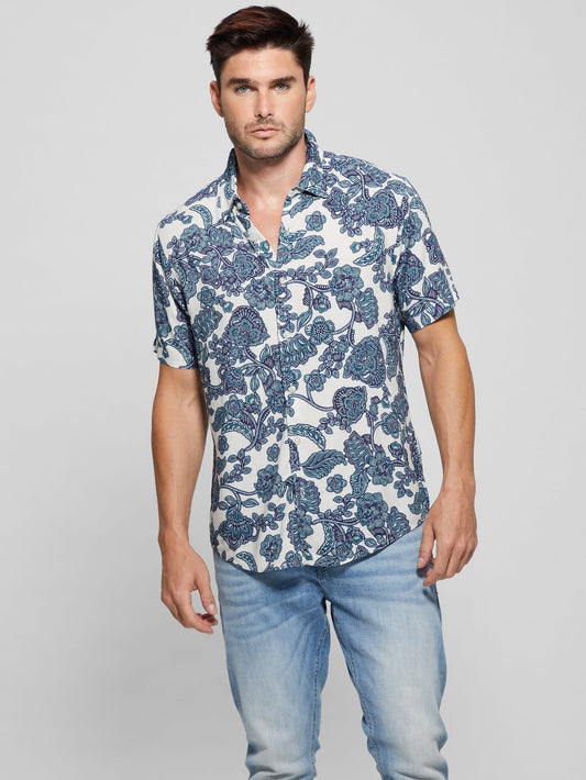 SS ECO RAYON JACOBEAN SHIRT - M3BH16WD4Z2