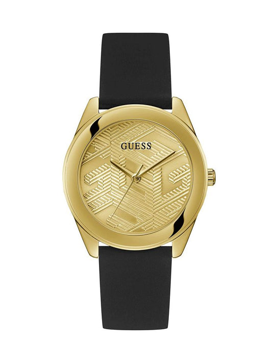 Guess Ladies Watch CUBED Black Gold - GW0665L1