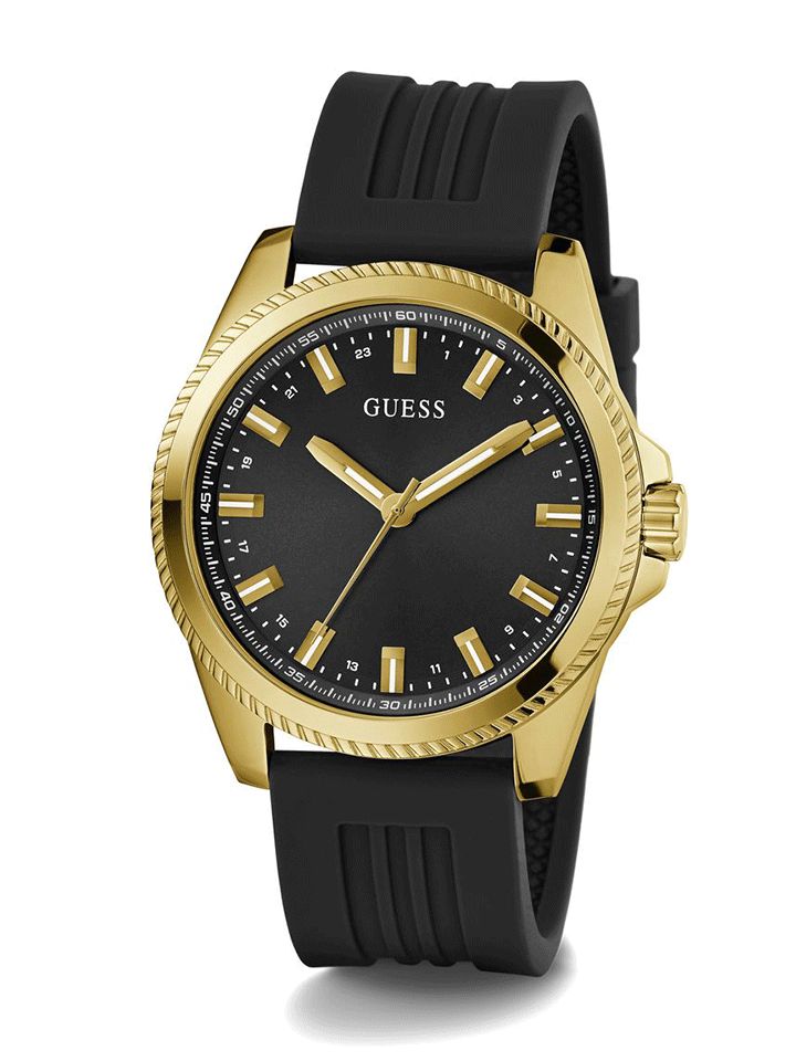 Guess Gents Watch CHAMP Black Gold - GW0639G2