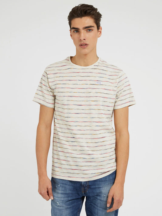 SS CN STRIPED GUESS PATCH TEE - M3GI19KBPH0